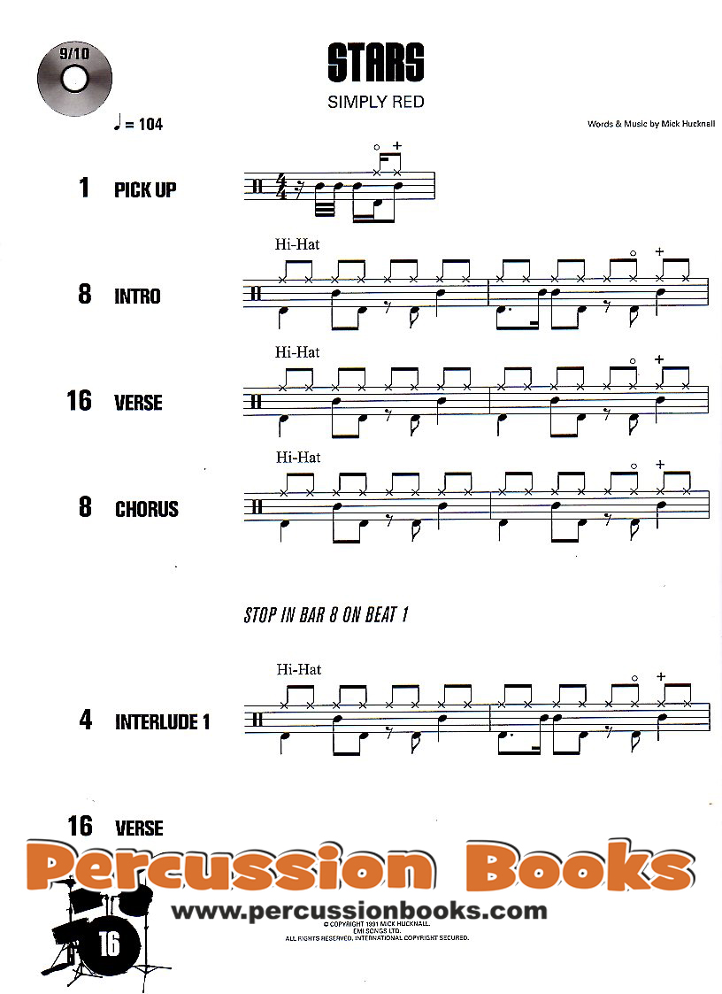 Drum Along 7 - 10 Classic Rock Songs Reloaded Sample 2